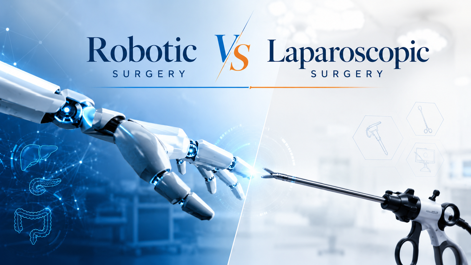 Robotic vs Laparoscopic Surgery for GI, HPB & Oncology